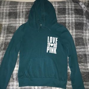 Pink Lightweight Teal Hoodie